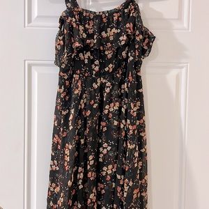 Motherhood Maternity Layered Floral Maxi Dress